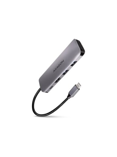 AXAGON SuperSpeed USB-C COMBO 5in1 Hub | HMC-5