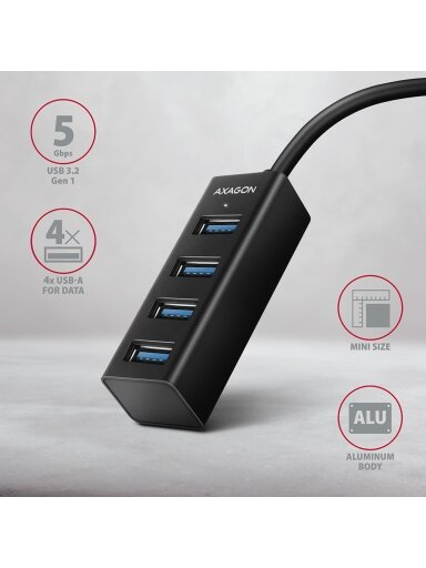 AXAGON SuperSpeed USB-C MINI Hub | HUE-M1C