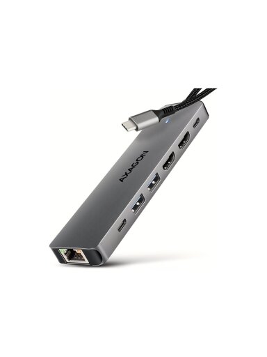 AXAGON USB-C 5Gbps DUAL 4K DISPLAY 7in1 Hub | HMC-7HX2