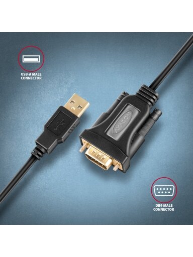 AXAGON USB - Serial Advanced Active Adapter | ADS-1PQN AXAGON USB - Serial Advanced Active Adapter | ADS-1PQN
