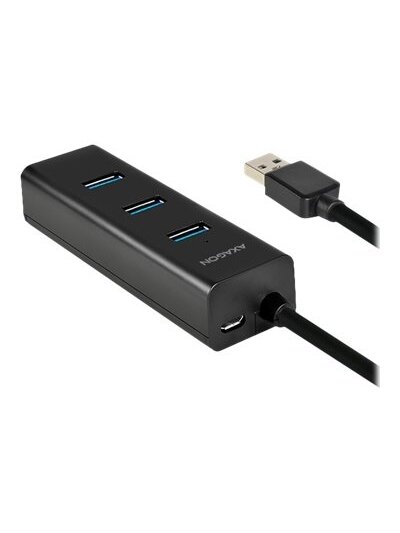 AXAGON Four-port USB 3.0 hub with fast charging and power support | HUE-S2B 4 AXAGON Four-port USB 3.0 hub with fast charging and power support | HUE-S2B 4