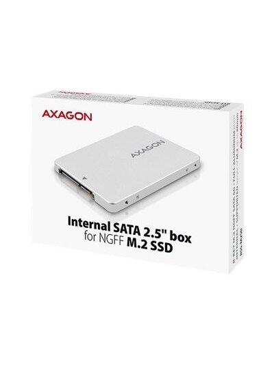 AXAGON Internal 2.5" box with SATA interface for M.2 SATA SSD | RSS-M2SD 7 AXAGON Internal 2.5" box with SATA interface for M.2 SATA SSD | RSS-M2SD 7