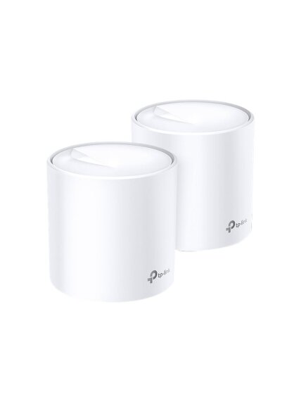 AX1800 Whole Home Mesh Wi-Fi 6 System | Deco X20 (2-pack) | 802.11ax | 1201+574 Mbit/s | 10/100/1000 Mbit/s | Ethernet LAN (RJ-45) ports 2 | Mesh Support Yes | MU-MiMO Yes | No mobile broadband | Antenna type 4xInternal per Deco uni 1 AX1800 Whole Home Mesh Wi-Fi 6 System | Deco X20 (2-pack) | 802.11ax | 1201+574 Mbit/s | 10/100/1000 Mbit/s | Ethernet LAN (RJ-45) ports 2 | Mesh Support Yes | MU-MiMO Yes | No mobile broadband | Antenna type 4xInternal per Deco uni 1