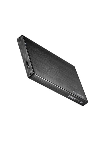 AXAGON | A compact aluminum USB 3.2 Gen 1 - SATA 6G external box designed for 2.5" SSD/HDD | EE25-XA6