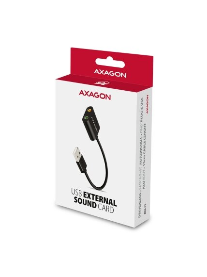AXAGON | ADA-12 USB - Cable Audio Adapter 5