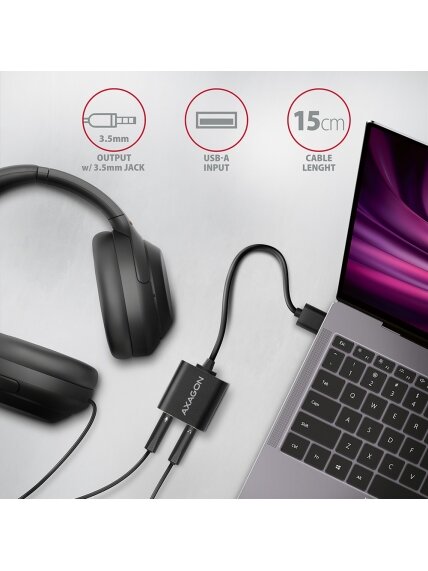 AXAGON | ADA-12 USB - Cable Audio Adapter 2