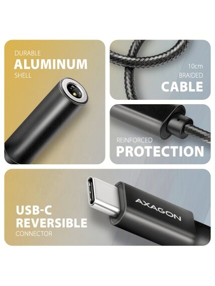 AXAGON | ADA-HC USB-C - HI-RES DAC Audio Adapter 2 AXAGON | ADA-HC USB-C - HI-RES DAC Audio Adapter 2
