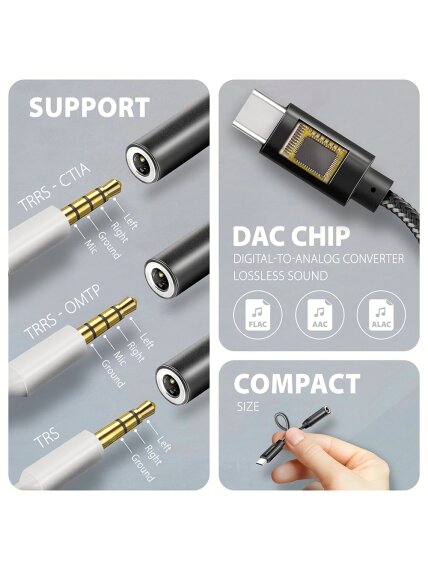 AXAGON | ADA-HC USB-C - HI-RES DAC Audio Adapter 3 AXAGON | ADA-HC USB-C - HI-RES DAC Audio Adapter 3