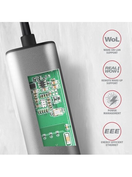 AXAGON | ADE-25RC SuperSpeed USB-C 2.5 Gigabit Ethernet 4 AXAGON | ADE-25RC SuperSpeed USB-C 2.5 Gigabit Ethernet 4