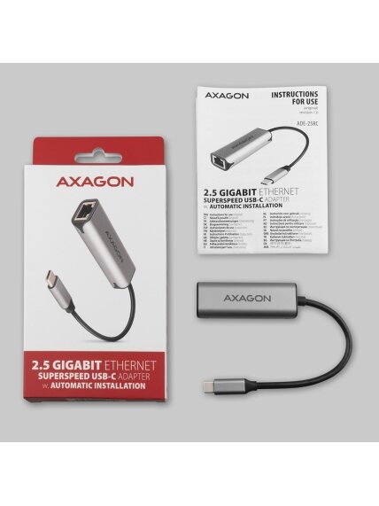AXAGON | ADE-25RC SuperSpeed USB-C 2.5 Gigabit Ethernet 5 AXAGON | ADE-25RC SuperSpeed USB-C 2.5 Gigabit Ethernet 5