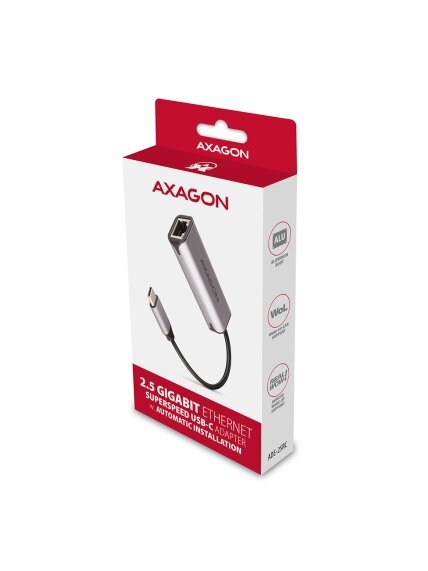 AXAGON | ADE-25RC SuperSpeed USB-C 2.5 Gigabit Ethernet 6