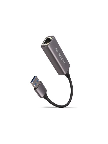 AXAGON ADE-TR Compact aluminum USB 3.2 Gen 1 Gigabit Ethernet 10/100/1000Mbit adapter with automatic installation