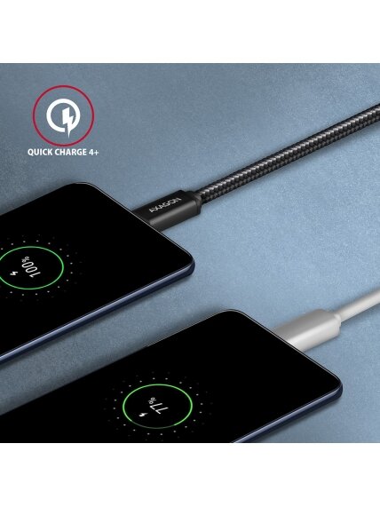 AXAGON | Data and charging USB 3.2 Gen1 cable, 1.5 m | BUCM3-AM15AB | USB Type C - USB Type A 3 AXAGON | Data and charging USB 3.2 Gen1 cable, 1.5 m | BUCM3-AM15AB | USB Type C - USB Type A 3