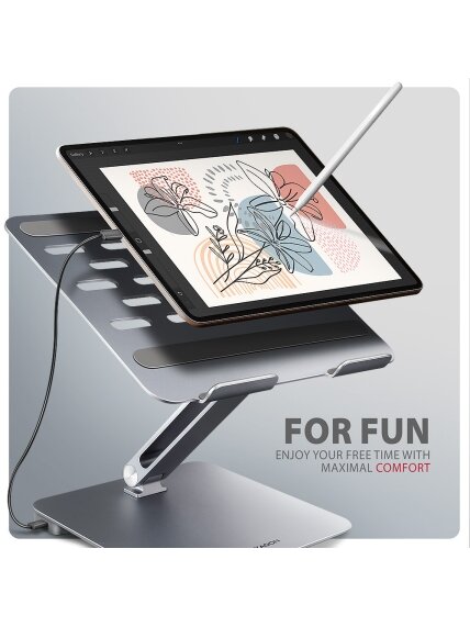 AXAGON Desk Mount | HMC-STND USB-C 5Gbps Stand and Hub 7in1 | Adjustable Height, Tilt | 10-16 " | Aluminum 3 AXAGON Desk Mount | HMC-STND USB-C 5Gbps Stand and Hub 7in1 | Adjustable Height, Tilt | 10-16 " | Aluminum 3