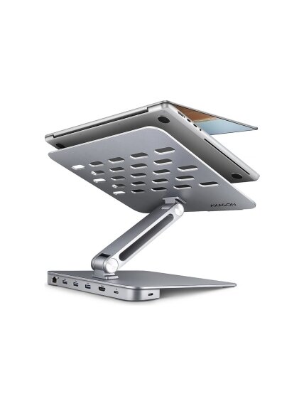 AXAGON Desk Mount | HMC-STND USB-C 5Gbps Stand and Hub 7in1 | Adjustable Height, Tilt | 10-16 " | Aluminum AXAGON Desk Mount | HMC-STND USB-C 5Gbps Stand and Hub 7in1 | Adjustable Height, Tilt | 10-16 " | Aluminum