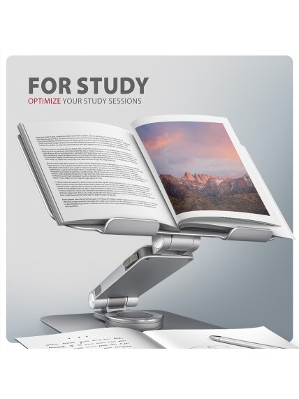 AXAGON Desk Mount | STND-LR stand with 360° rotation for laptops and tablets | Adjustable Height, Angle | 10-17.3 " | Aluminum 3 AXAGON Desk Mount | STND-LR stand with 360° rotation for laptops and tablets | Adjustable Height, Angle | 10-17.3 " | Aluminum 3