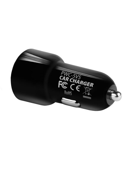 AXAGON Dual car charger, 24W | PWC-5V5 1 AXAGON Dual car charger, 24W | PWC-5V5 1