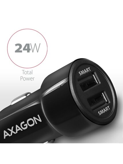 AXAGON Dual car charger, 24W | PWC-5V5 5 AXAGON Dual car charger, 24W | PWC-5V5 5