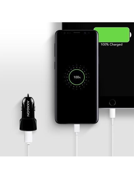 AXAGON Dual car charger, 24W | PWC-5V5 9 AXAGON Dual car charger, 24W | PWC-5V5 9