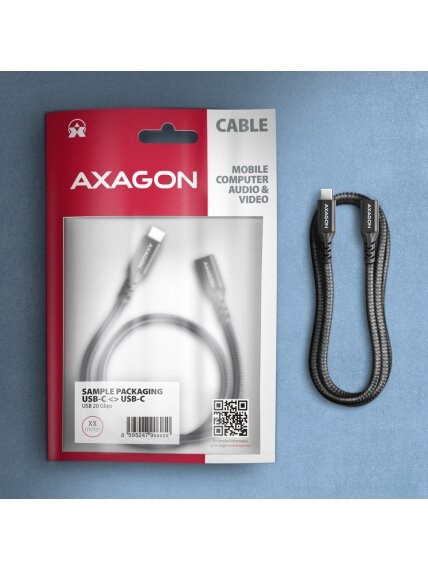 AXAGON | Extension USB 20Gbps Cable | BUCM32-CF15AB | USB Type-C to USB Type-C 5 AXAGON | Extension USB 20Gbps Cable | BUCM32-CF15AB | USB Type-C to USB Type-C 5