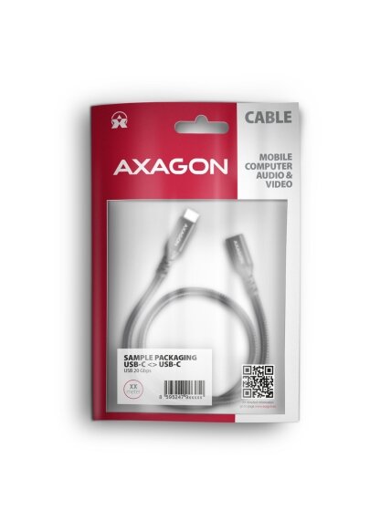 AXAGON | Extension USB 20Gbps Cable | BUCM32-CF15AB | USB Type-C to USB Type-C 6