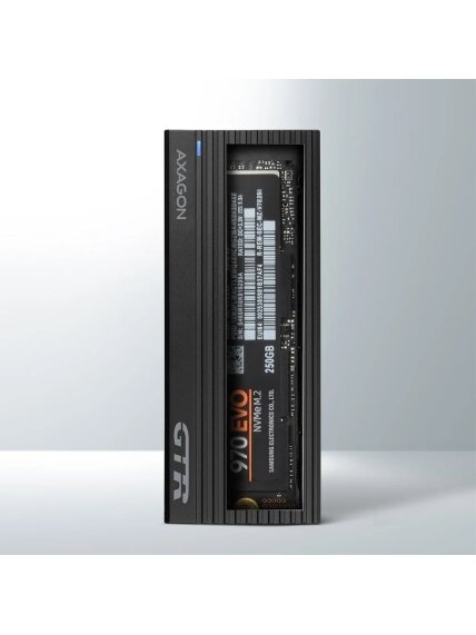 AXAGON External USB-C 3.2 Gen 2 metal box for M.2 NVMe SSDs | EEM2-GTR 6 AXAGON External USB-C 3.2 Gen 2 metal box for M.2 NVMe SSDs | EEM2-GTR 6