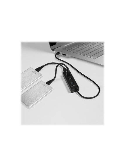 AXAGON Four-port USB 3.0 hub with fast charging and power support | HUE-S2B 11 AXAGON Four-port USB 3.0 hub with fast charging and power support | HUE-S2B 11