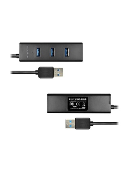 AXAGON Four-port USB 3.0 hub with fast charging and power support | HUE-S2B 5