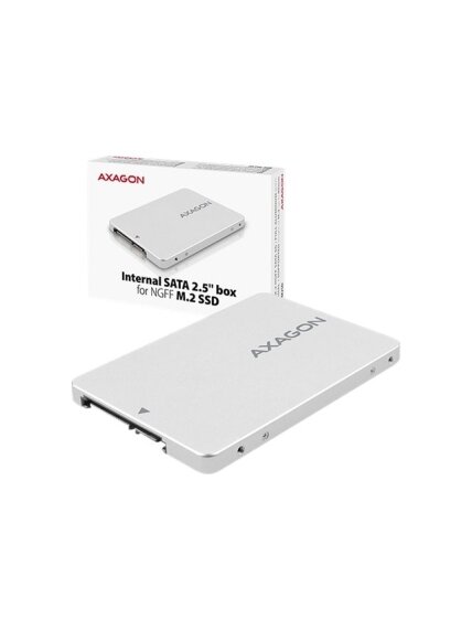 AXAGON Internal 2.5" box with SATA interface for M.2 SATA SSD | RSS-M2SD AXAGON Internal 2.5" box with SATA interface for M.2 SATA SSD | RSS-M2SD