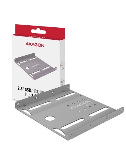 AXAGON Metal frame for mounting one 2.5" disk into one 3.5" position | RHD-125S 8 AXAGON Metal frame for mounting one 2.5" disk into one 3.5" position | RHD-125S 8