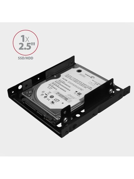 AXAGON Metal frame for mounting two 2.5" disks in a 3.5" position | RHD-225 1 AXAGON Metal frame for mounting two 2.5" disks in a 3.5" position | RHD-225 1