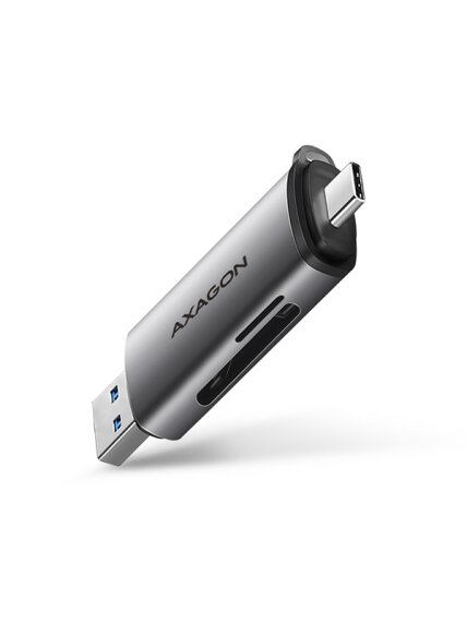 AXAGON Mobile USB 3.2 Gen 1card reader with USB-C and USB-A connectors | CRE-SAC 1