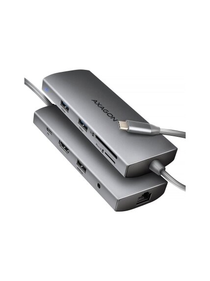 AXAGON Multi port USB-C 5Gbps hub | HMC-8HLSA