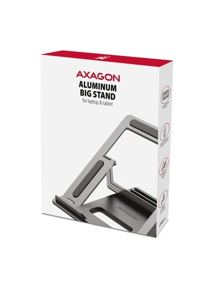 AXAGON | Notebook stand STND-L | Height adjustment | 10-16 " | Black 8