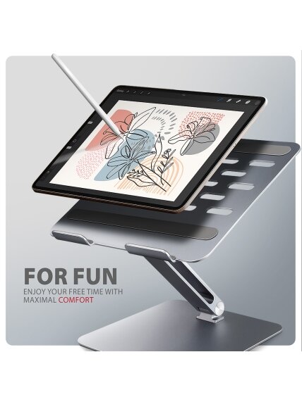 AXAGON | Notebooks and tablets stand STND-LQ | Adjustable Height, Tilt | 10-16 " 4