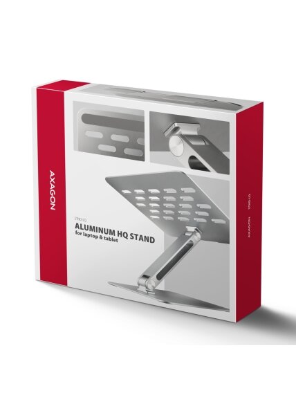 AXAGON | Notebooks and tablets stand STND-LQ | Adjustable Height, Tilt | 10-16 " 9