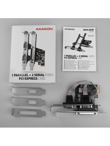 AXAGON PCI-Express card with one parallel and two serial ports 250 kbps | PCEA-PSN 3 AXAGON PCI-Express card with one parallel and two serial ports 250 kbps | PCEA-PSN 3