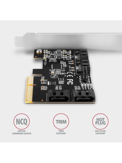 AXAGON PCIe Controller 4x SATA 6G | PCES-SA4X4 3 AXAGON PCIe Controller 4x SATA 6G | PCES-SA4X4 3