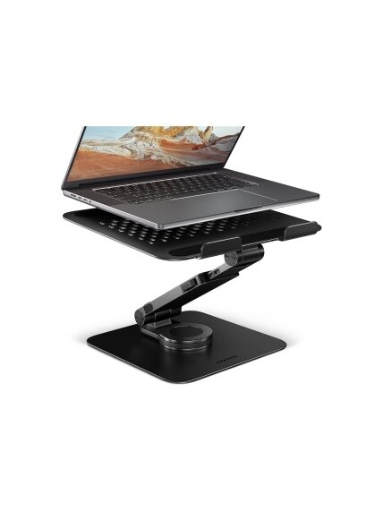 AXAGON STND-LRB stand with 360° rotation for laptops and tablets | Adjustable Height, Angle | 10-17.3 " | Maximum weight (capacity) 5 kg | Black AXAGON STND-LRB stand with 360° rotation for laptops and tablets | Adjustable Height, Angle | 10-17.3 " | Maximum weight (capacity) 5 kg | Black