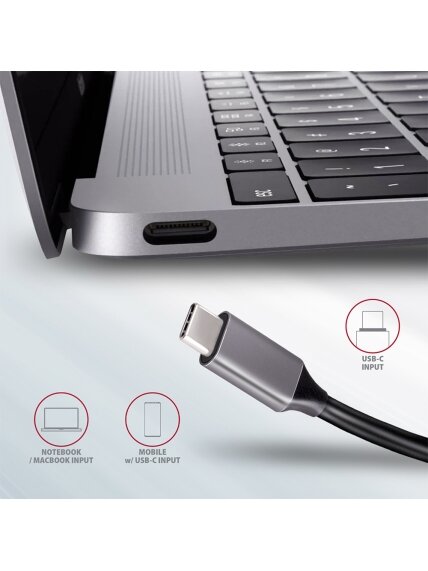 AXAGON SuperSpeed USB-C COMBO 5in1 Hub | HMC-5 6 AXAGON SuperSpeed USB-C COMBO 5in1 Hub | HMC-5 6