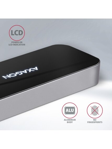AXAGON SuperSpeed USB-C COMBO 6in1 Hub | HMC-6GL 7