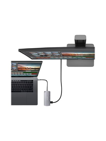 AXAGON SuperSpeed USB-C Combo 6in1 Hub | HMC-6M2 10