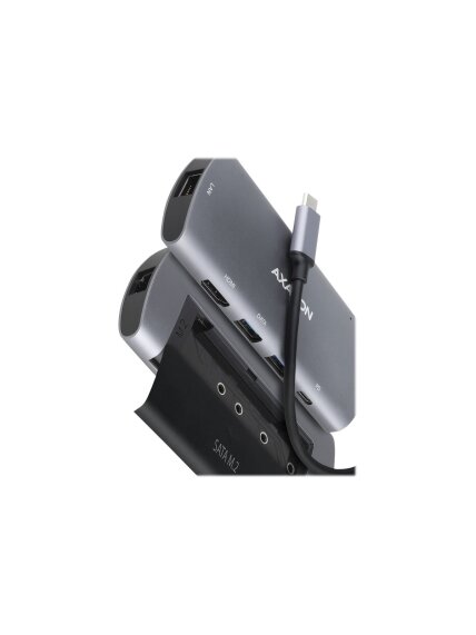 AXAGON SuperSpeed USB-C Combo 6in1 Hub | HMC-6M2 7