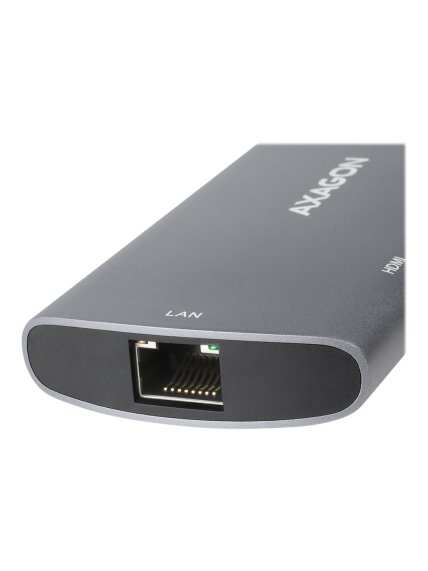 AXAGON SuperSpeed USB-C Combo 6in1 Hub | HMC-6M2 9