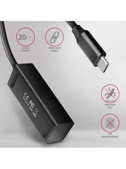 AXAGON SuperSpeed USB-C MINI Hub | HUE-M1C 2