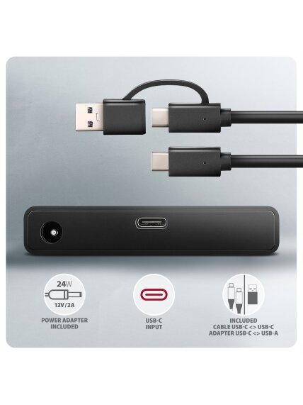 AXAGON USB-C 10Gbps FAST PORT X adapter for 2.5"/3.5" SSD/HDD | ADSA-FPX 4 AXAGON USB-C 10Gbps FAST PORT X adapter for 2.5"/3.5" SSD/HDD | ADSA-FPX 4