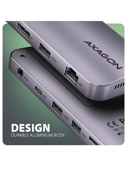 AXAGON USB-C 10Gbps GEN2COMBO 12in1 Hub | HMC-12GM2 5