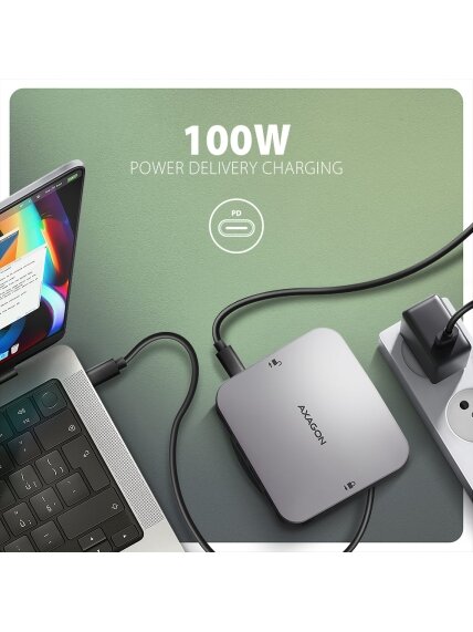 AXAGON USB-C 10Gbps UFO 9in1 Hub | HMC-UFO 5 AXAGON USB-C 10Gbps UFO 9in1 Hub | HMC-UFO 5