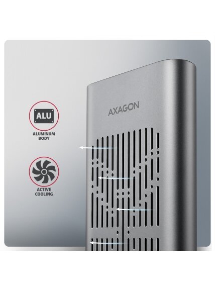 AXAGON USB-C 20Gbps Dual M.2 NVMe SSD CLONE MASTER Enclosure | EEM2-20GD 8 AXAGON USB-C 20Gbps Dual M.2 NVMe SSD CLONE MASTER Enclosure | EEM2-20GD 8