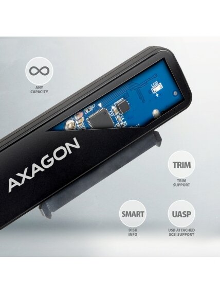 AXAGON USB-C 5Gbps - SATA 6G, 2.5" SSD/HDD SLIM Adapter | ADSA-FP2C 4 AXAGON USB-C 5Gbps - SATA 6G, 2.5" SSD/HDD SLIM Adapter | ADSA-FP2C 4